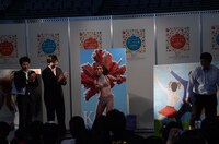 入顔式の様子。