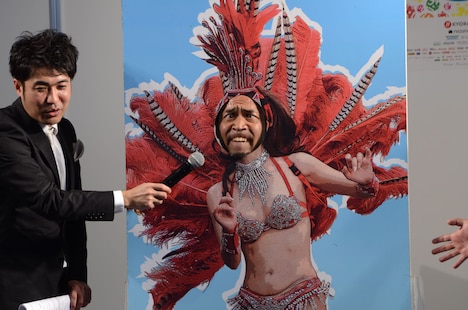 別バージョンの顔を披露するワッキー。