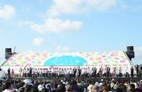 クロージングセレモニーの様子。