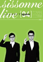 「シソンヌライブ『quatre』」チラシ