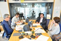 本日3月30日「大竹まこと ゴールデンラジオ！」生放送の様子。