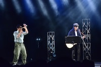 「8.6SecBAZOOKAA ～初TOKYO単独ライブでラッスンゴレライ！～」の様子。