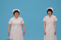 撮影中の様子。