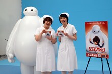 CM撮影に臨んだハリセンボン。