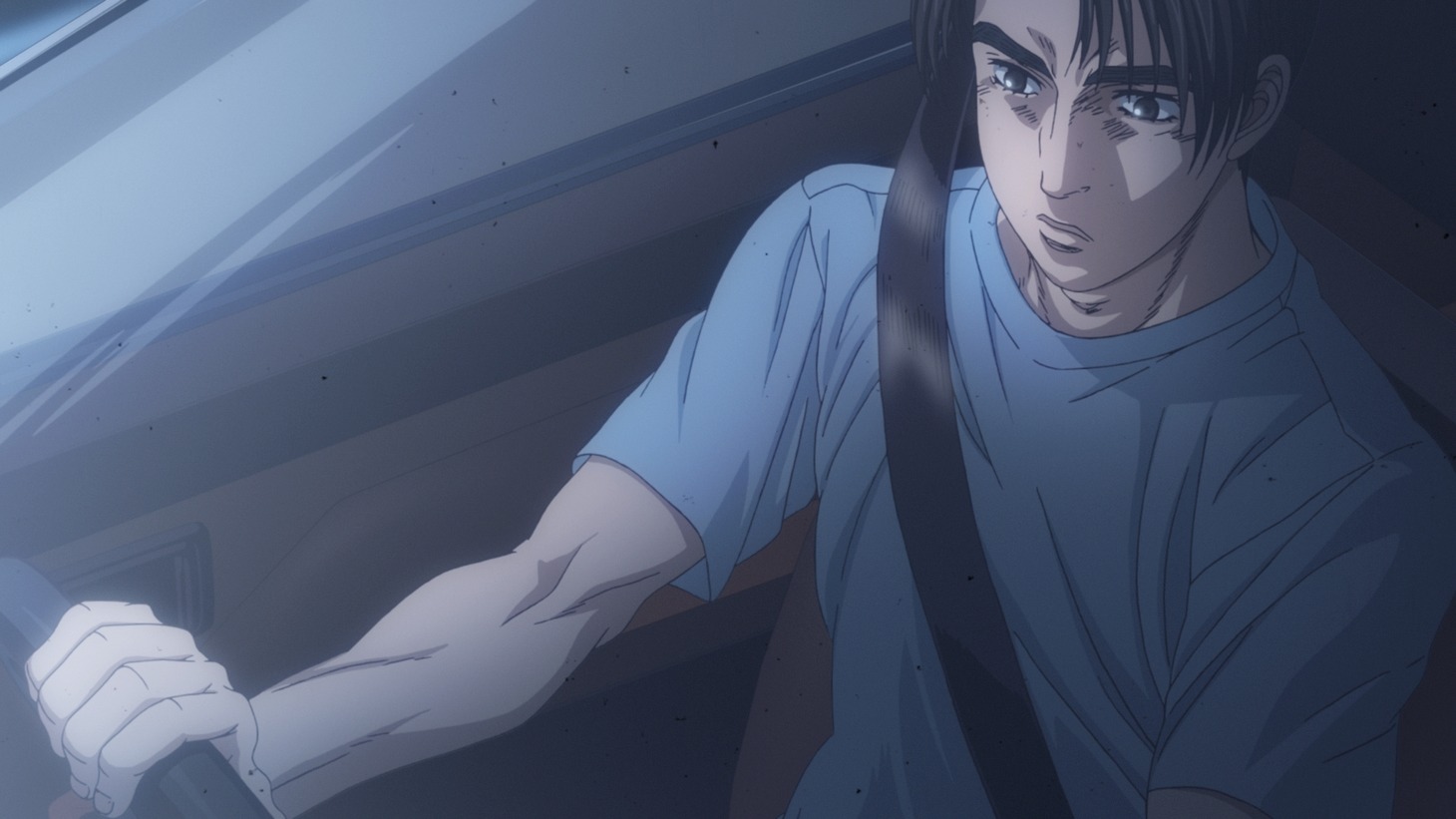 「新劇場版『頭文字D』Legend2 –闘走-」のワンカット。(c)しげの秀一/講談社・2015新劇場版「頭文字D」L2製作委員会