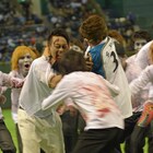 「数万人の歓声が快感!」哀川翔&宮川大輔が始球式で大乱闘