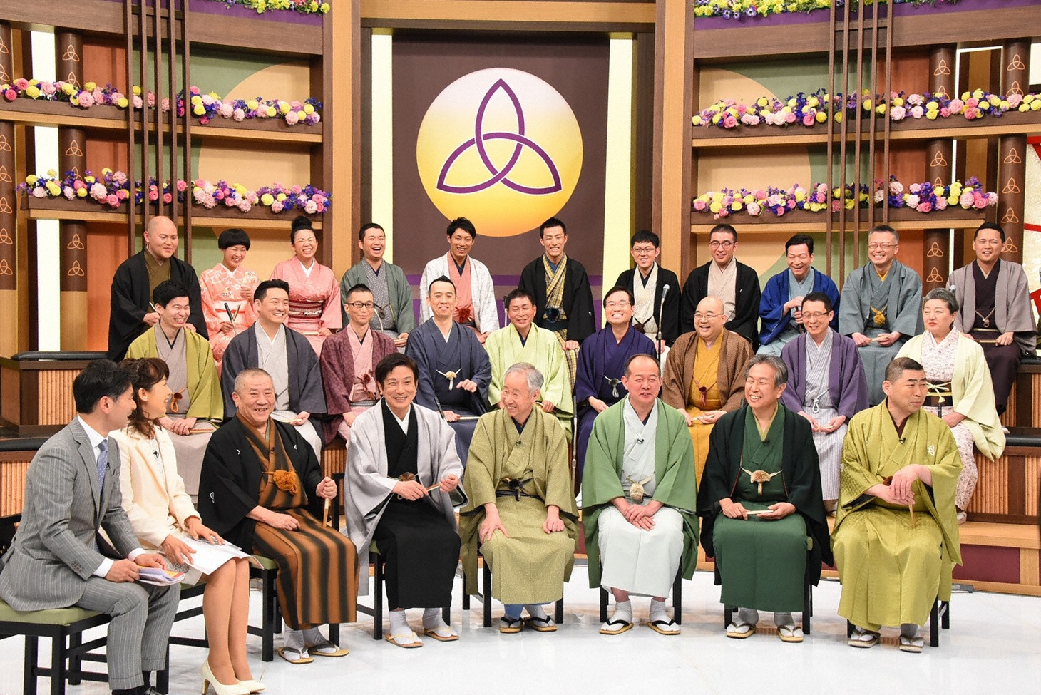 「一門勢揃い スゴすぎまっせ！米朝師匠！感謝申し上げます」(c)関西テレビ