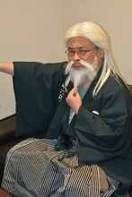 A愛グループの総帥・A藤和尊に扮したバッファロー吾郎A。