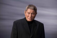 ソニー生命のCMに出演するビートたけし。