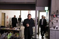 CM撮影現場の様子。