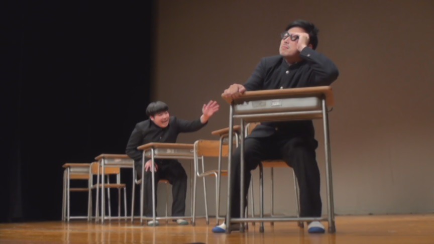 「巨匠ベストコント集『よういち＆かず』」のワンシーン。