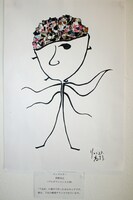 「下北沢非公認ゆるキャライラスト展」リンゴスター高野の作品。