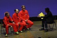 （左から）電撃ネットワーク、東京03角田。