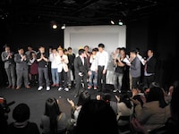 結果発表の瞬間。