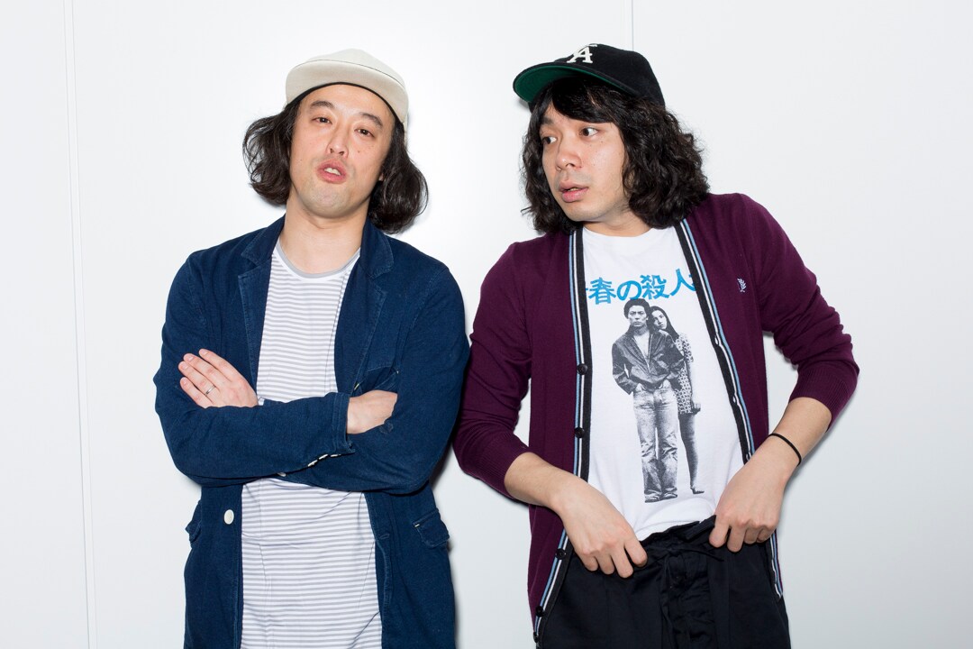 左から）エレキコミックやついいちろう、峯田和伸（銀杏BOYZ