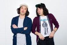 （左から）エレキコミックやついいちろう、峯田和伸（銀杏BOYZ）。