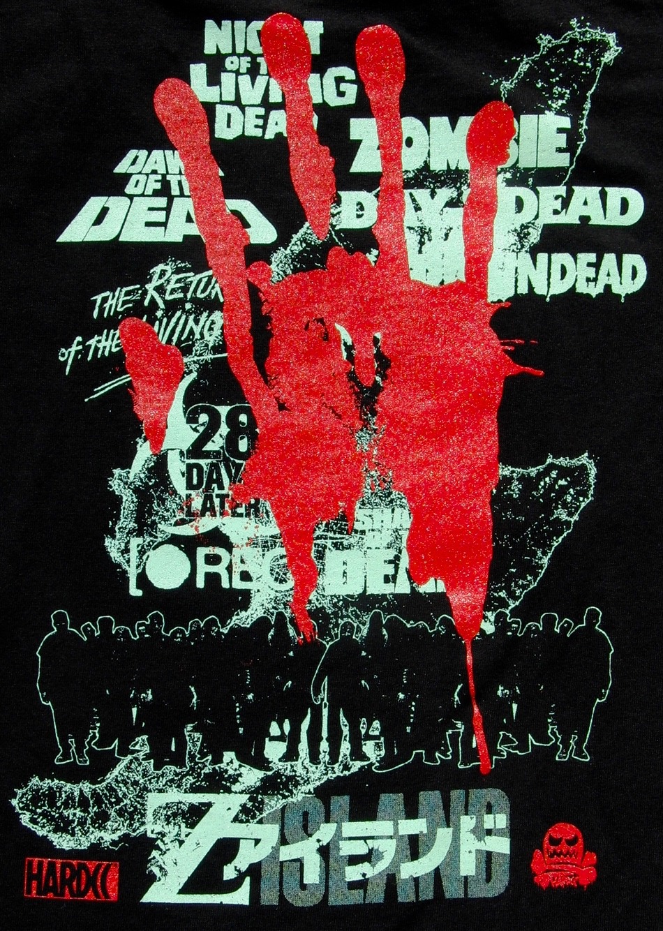 「Zアイランド」Tシャツプリントイメージ（背面）。