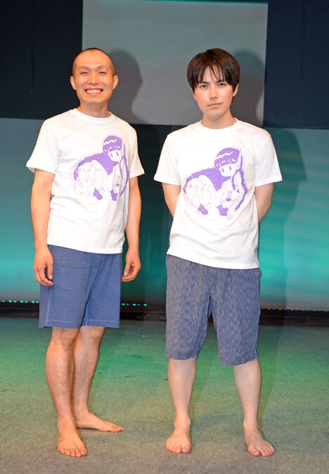 単独ライブ「COSMO」初日公演を終えたラブレターズ。