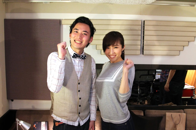 クマムシ佐藤（左）とGILLE（右）。