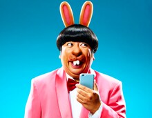 ポコタに変身するバナナマン日村。