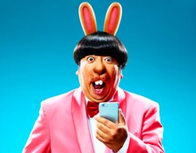 ポコタに変身するバナナマン日村。