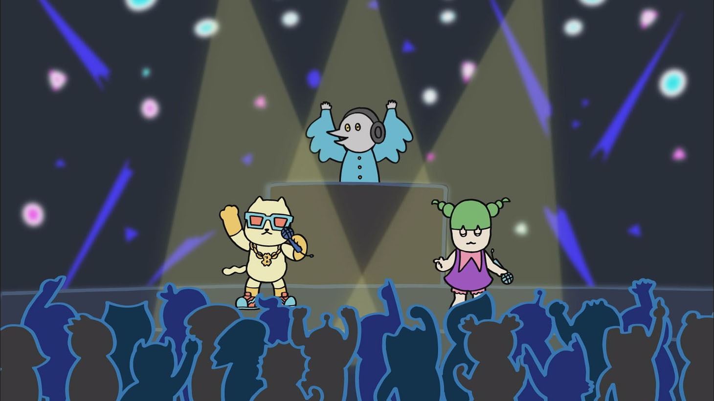 「出番ですよ！オニギリズ」のワンシーン。(c)日活・チャンネルNECO