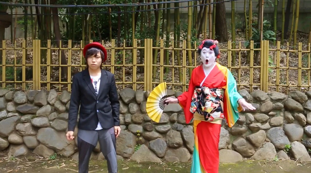 左から、Daichi、コウメ太夫。