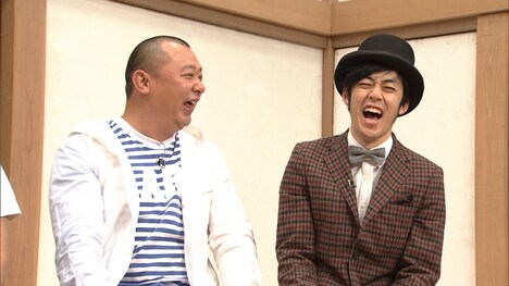 「七人のコント侍」9期メンバー最終回のトークコーナー。(c)NHK