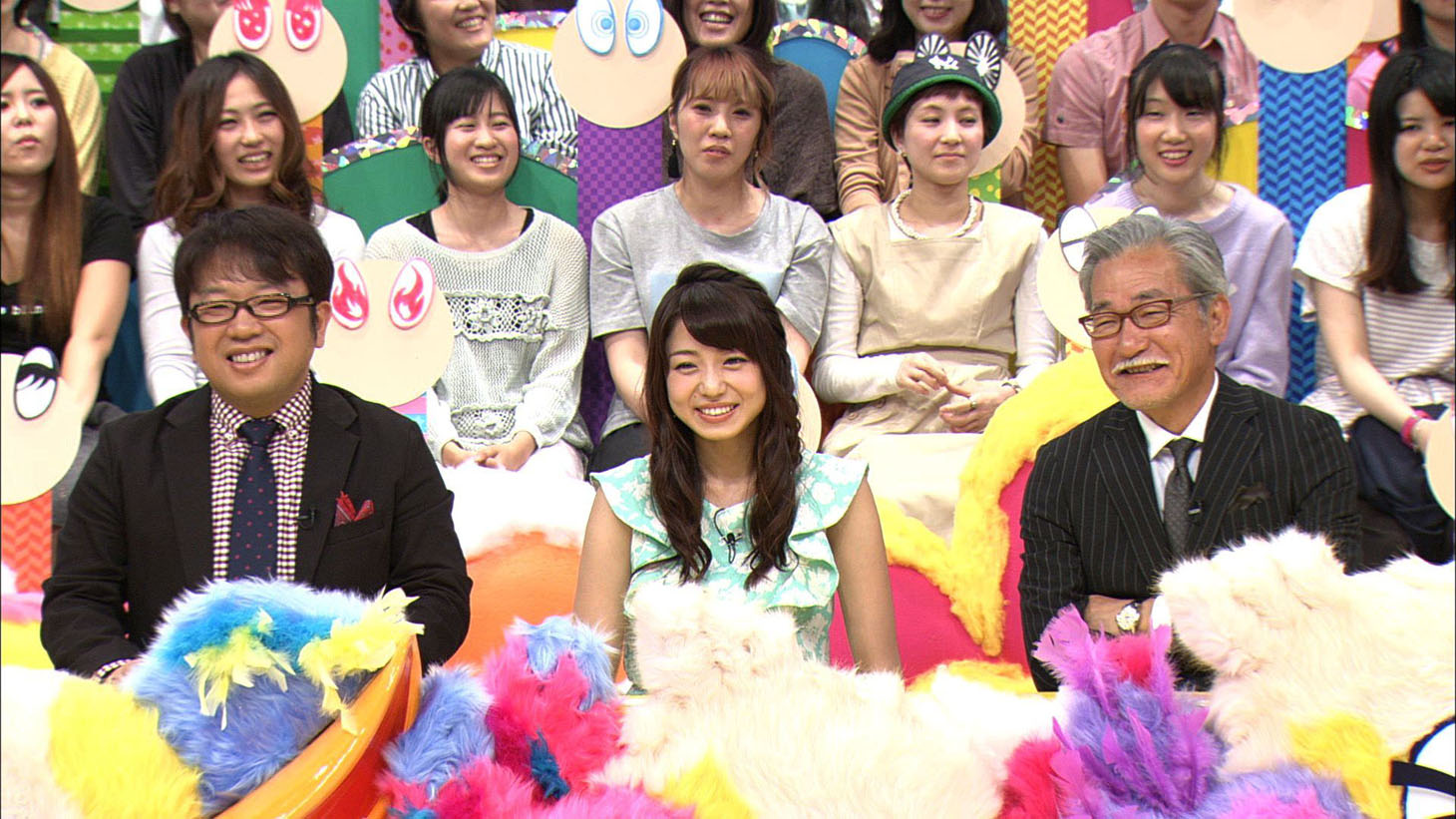 審査員を務める（左から）キャイ～ン天野、中村静香、大竹まこと。(c)NHK
