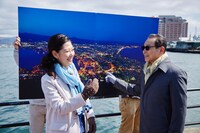 「ブラタモリ #8『函館の夜景』」のワンシーン。(c)NHK