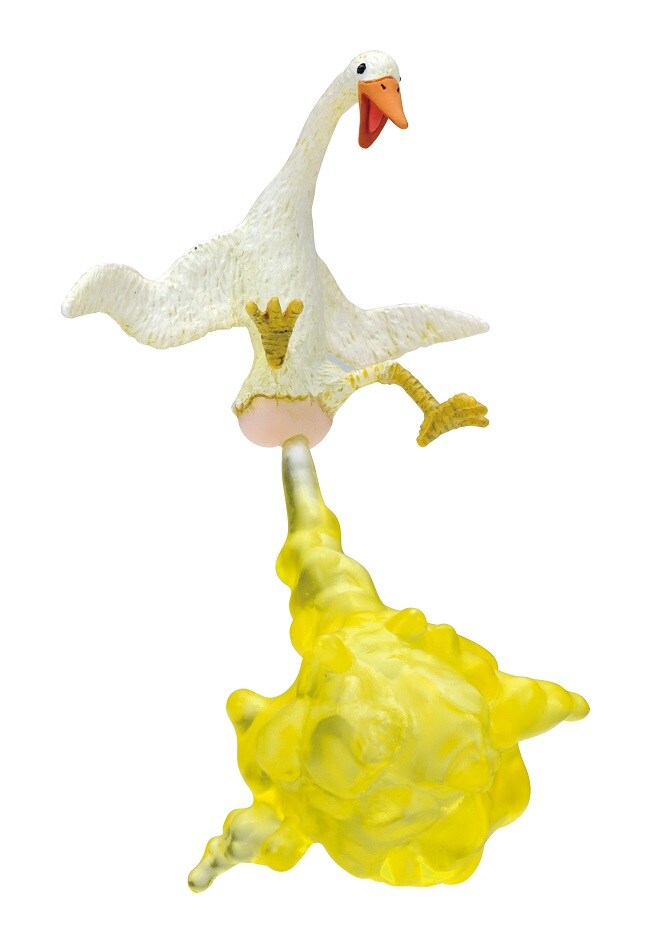 「松本人志 世界の珍獣 第一弾」の1種「ヘノトリ」。(c)おたんじょうびかい