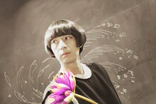 チュートリアル徳井が演じる新たなキャラクター・高辻薫。 (c)CTV