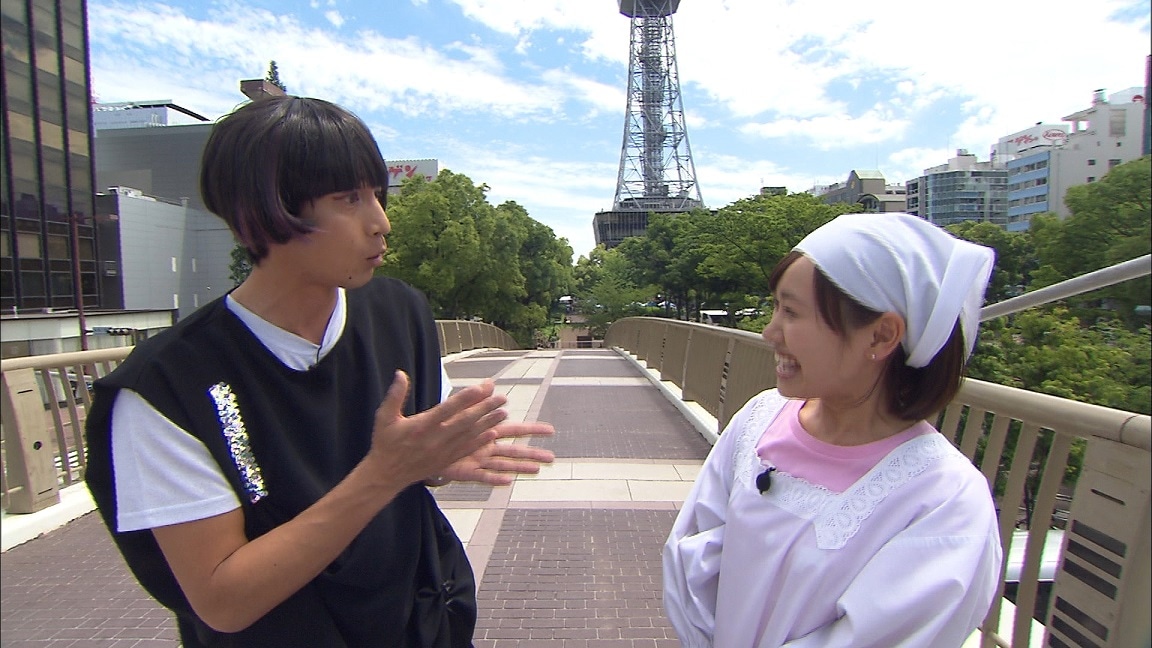 「前略、大徳さん」のロケ企画中のワンシーン。 (c)CTV
