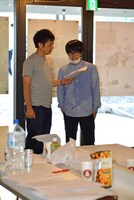 「円山町再開発」稽古の様子。