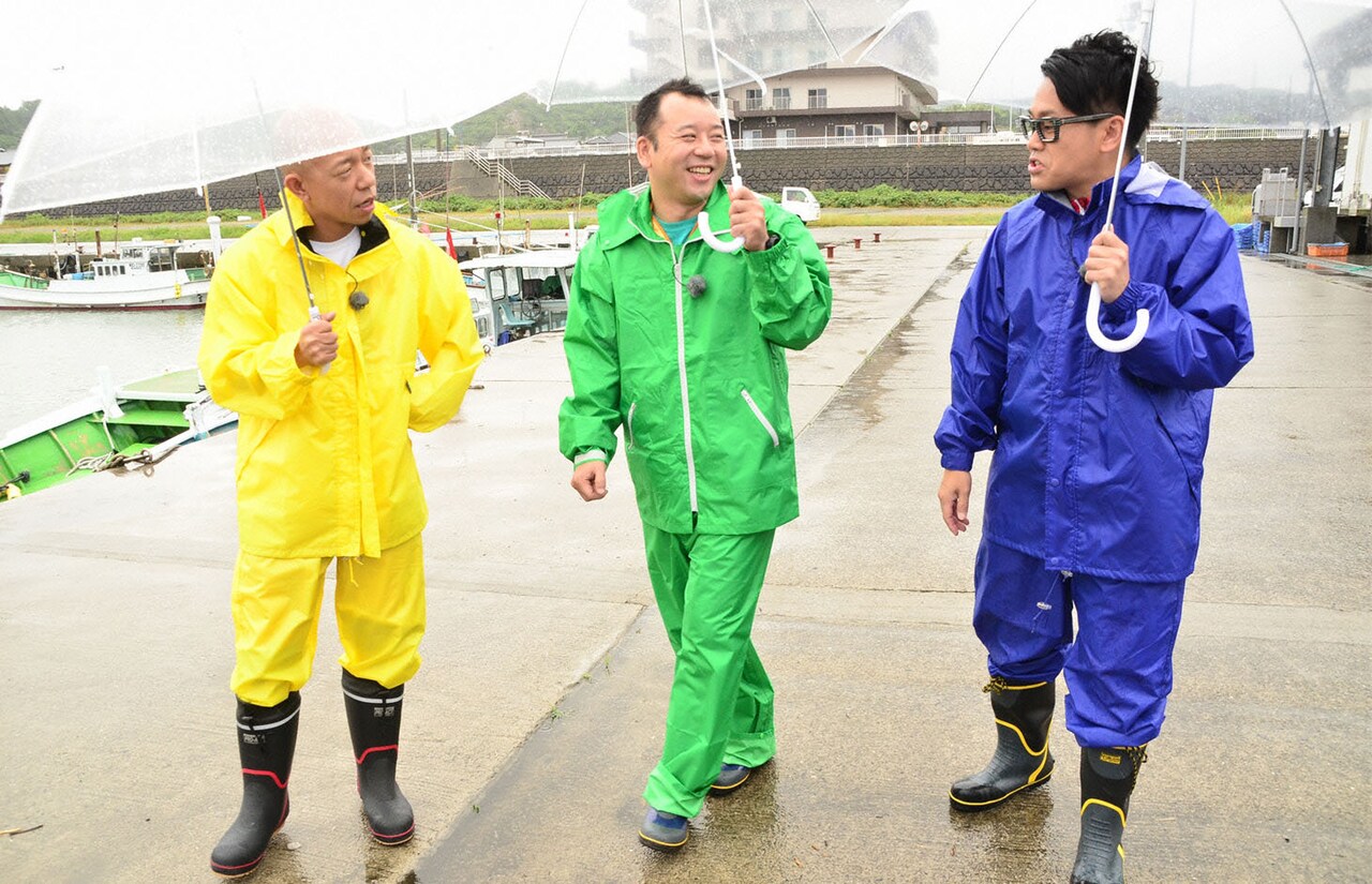「満天☆青空レストラン」に出演するバイきんぐ小峠、バイきんぐ西村、宮川大輔（左から）。(c)日本テレビ