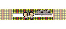 東南アジアを意識したCOWCOWのロゴ。