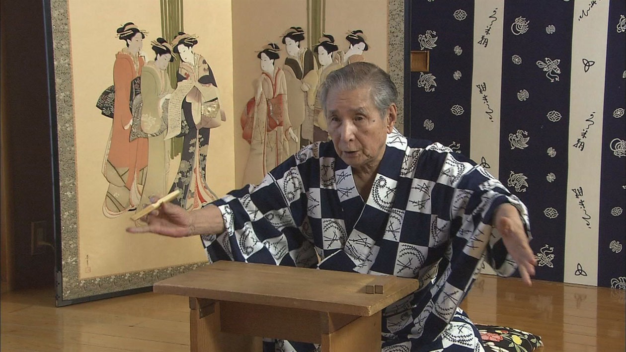 「ETV特集『洒落（しゃれ）が生命（いのち）～桂米朝“上方落語”復活の軌跡』」のワンシーン。(c)NHK