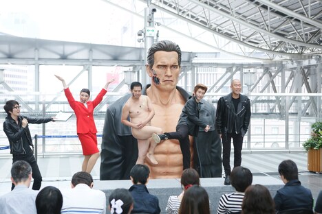 「ターミネーター：新起動／ジェニシス」の公開記念イベントの様子。 (c)2015 Paramount Pictures. All Rights Reserved.