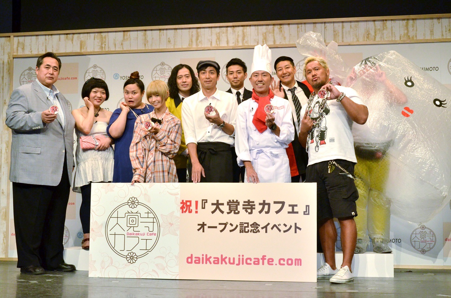「大覚寺カフェ」オープン記念イベントの登壇者たち。