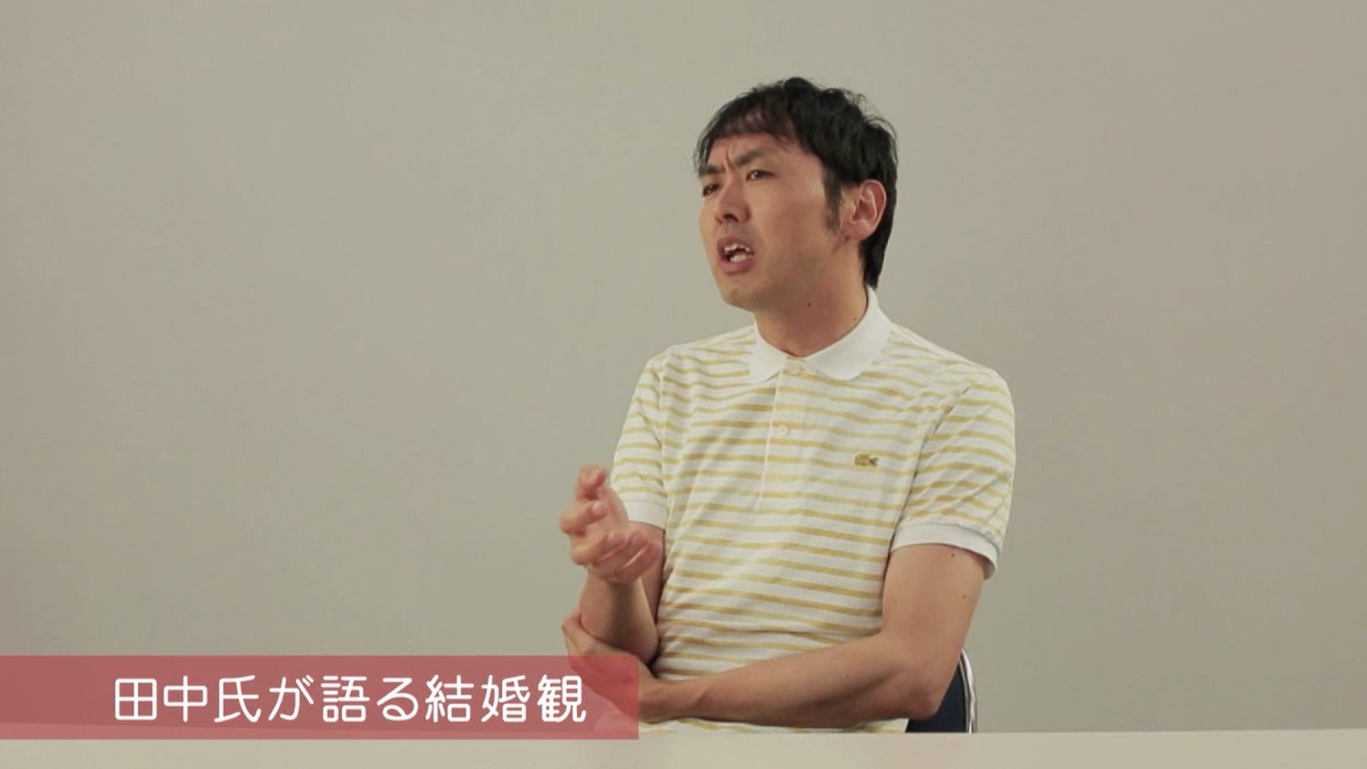 「こいのわ」プロジェクトのプロモーションムービーに登場するアンガールズ田中。