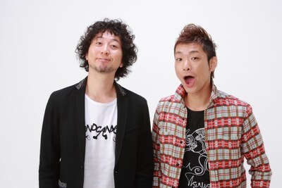 写真はイシバシハザマ。右がハザマ陽平、左が石橋尊久。(c)吉本興業
