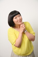 山下美香役のたんぽぽ川村。(c)読売テレビ
