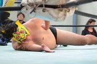 倒れこむ日村。