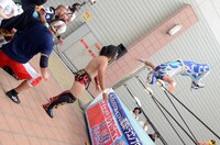 タッグマッチの様子。