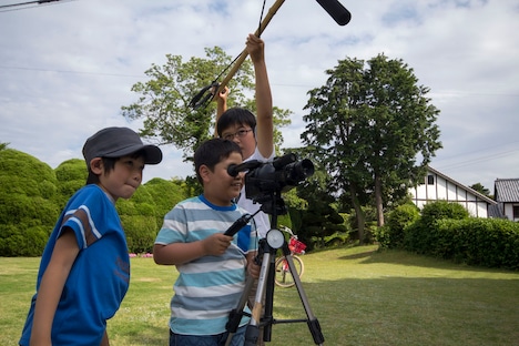 「なつやすみの巨匠」（能古島写真提供：福岡市 / Photo Fumio Hashimoto）