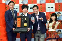 左から五明拓弥、遠山大輔、佐藤大、小池美由。