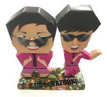 「しゃべるペーパークラフト『voice craft 8.6秒バズーカーver.』」の完成イメージ。価格は1620円。