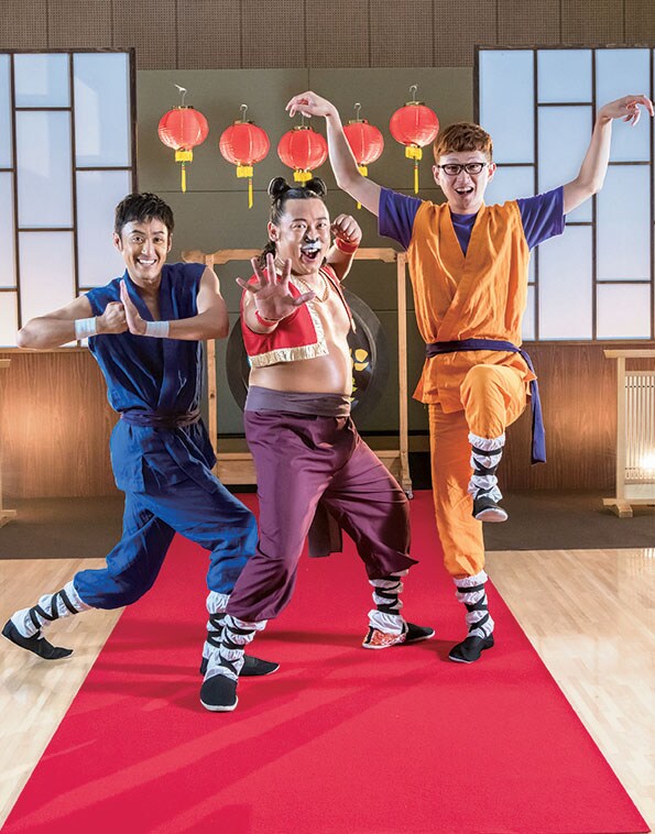 「夏休み 腹筋ドッカン大放送」（ディズニーXD）のイメージキャラクターに就任したロバート。(c)Disney