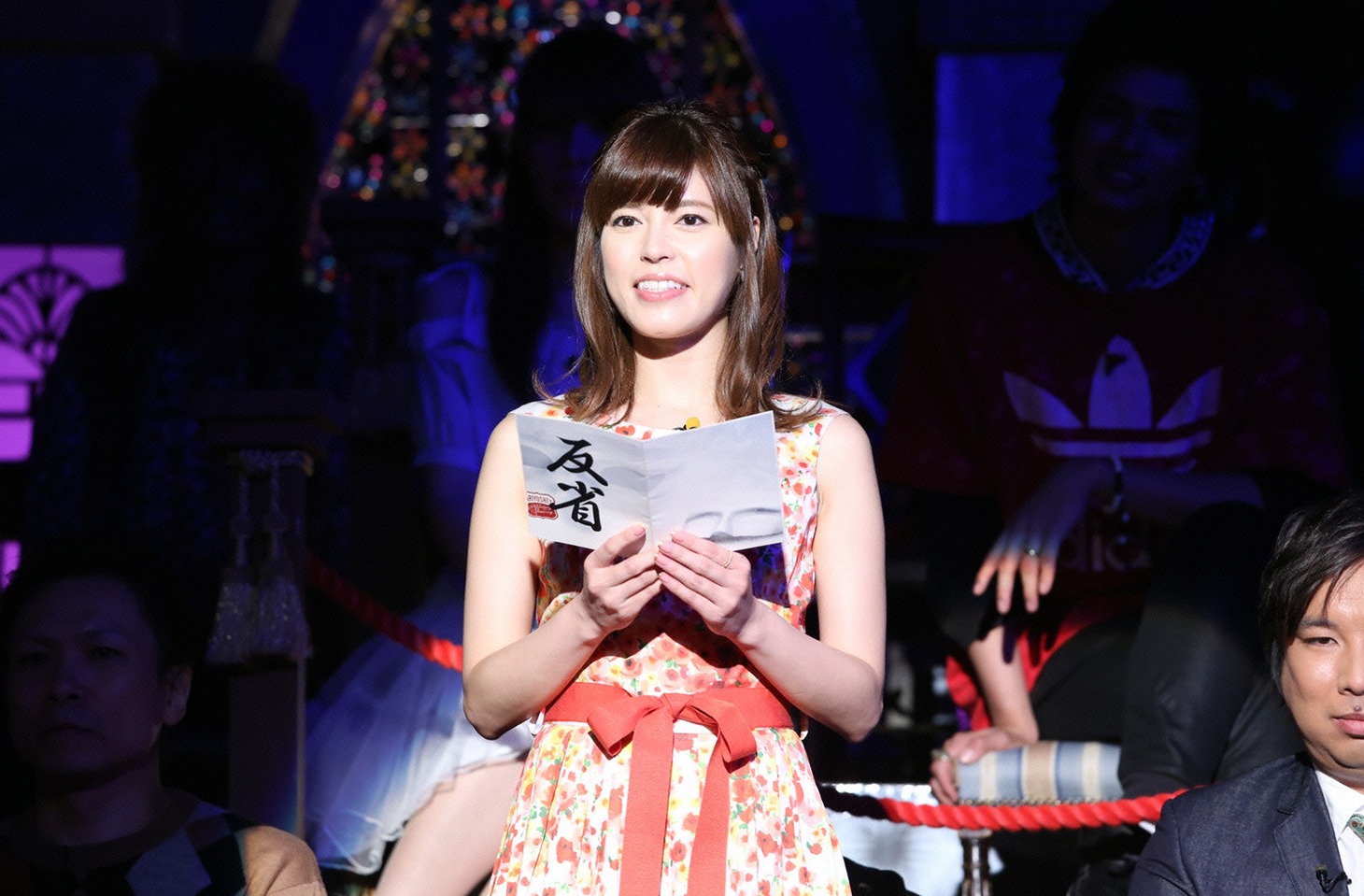 「有吉反省会」反省人の神田愛花。(c)日本テレビ