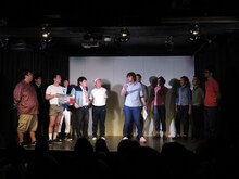 スパローズがMCを務めたライブの様子。